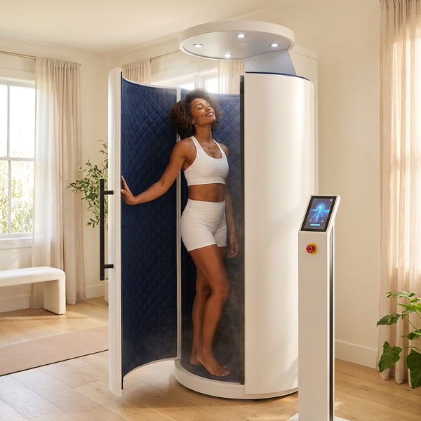 Cryotherapy Chamber Built for Professional Recovery, Open-Top Design, Nitrogen Cooling, Touchscreen Control