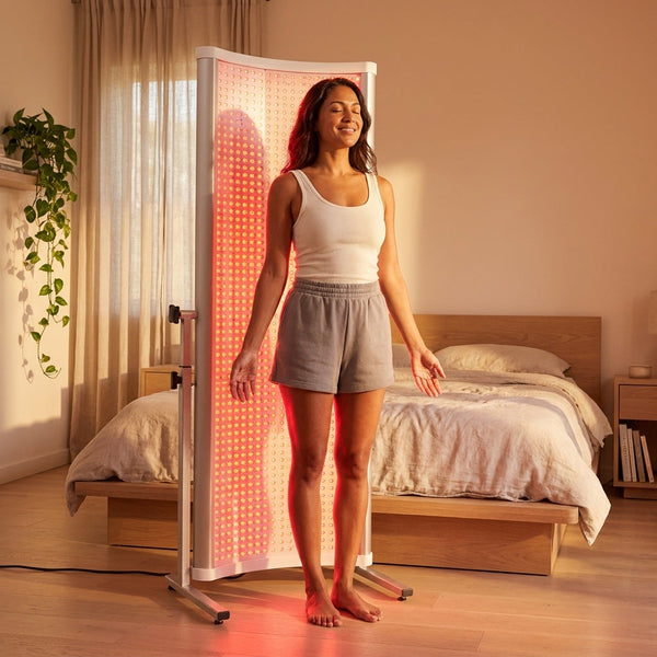 Red Light Therapy Panel Designed for Full Body Recovery, Medical-Grade LEDs, Curved Design, Professional Use
