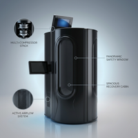 Whole Body Cryotherapy Chamber Built for Elite Performance, Multi-Compressor Stack, Panoramic Window — infographic