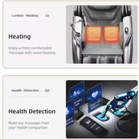 Massage Chair Designed for Athletic Recovery, AI-Powered Technology, Premium Leather, Smart Body Scanning